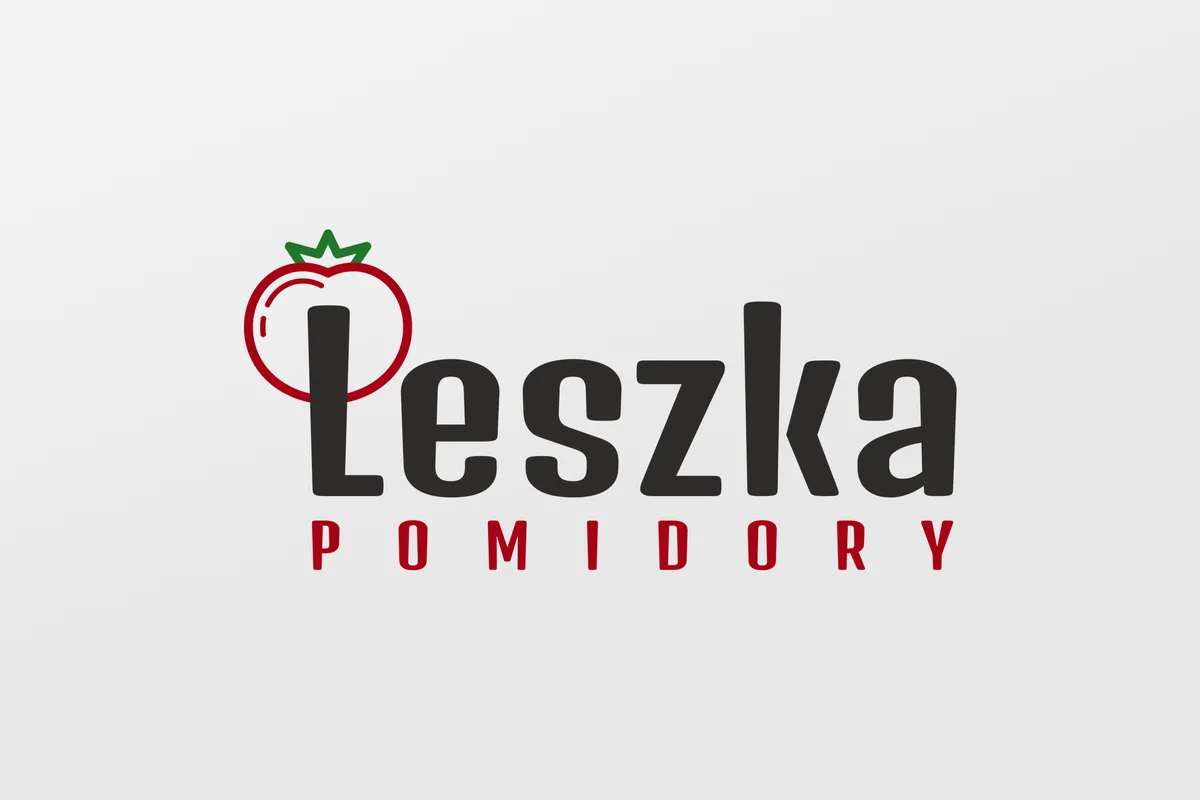 Projekt logo dla Leszka Pomidory
