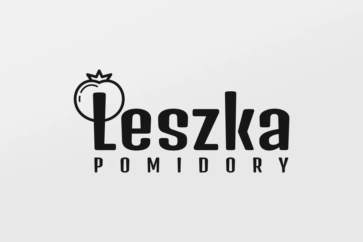 Projekt logo dla Leszka Pomidory