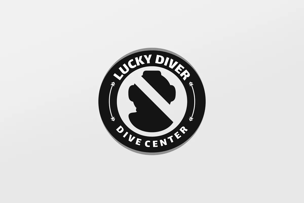 Projekt logo dla Lucky Diver