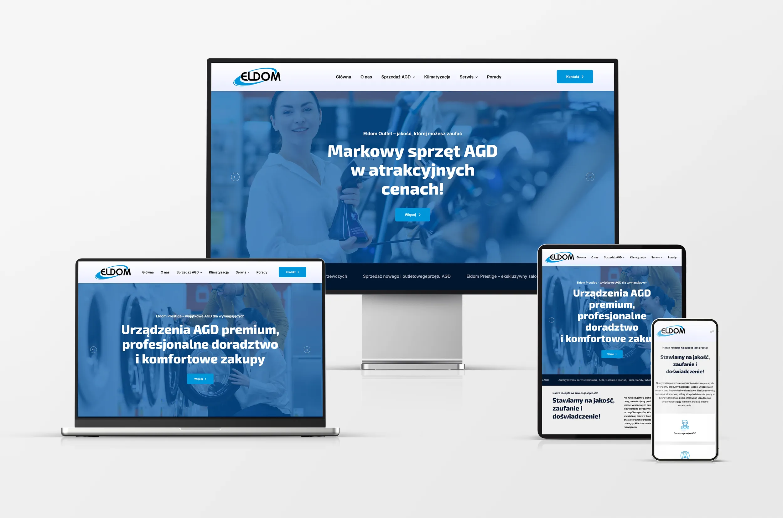 Projekt strony internetowej dla ELDOM