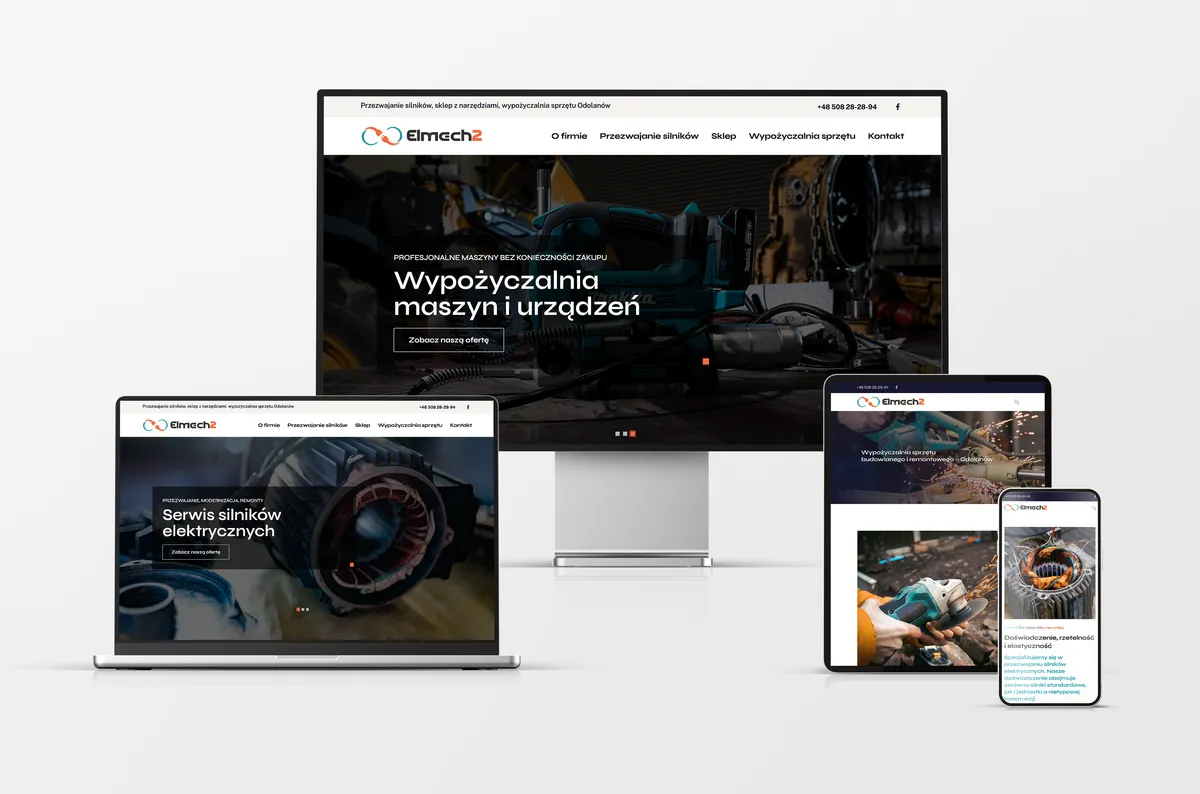 Strona internetowa dla Elmech2
