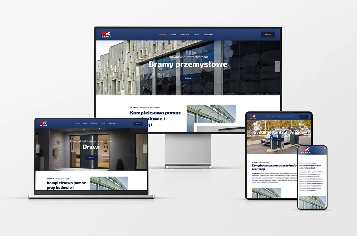 Strona internetowa dla SK Bramy